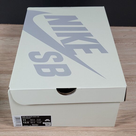Nike SB Dunk High QS x Antihero Shoes Mens Size 11 White Black Skate HM5837-100 - Picture 11 of 11